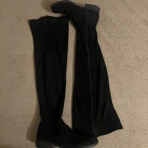 Black Knee High Boots